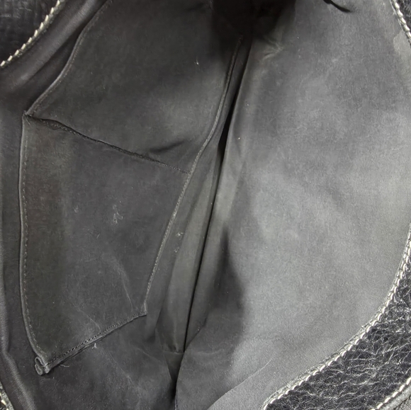 Roots Black Leather Tote Bag - Picture 4 of 11